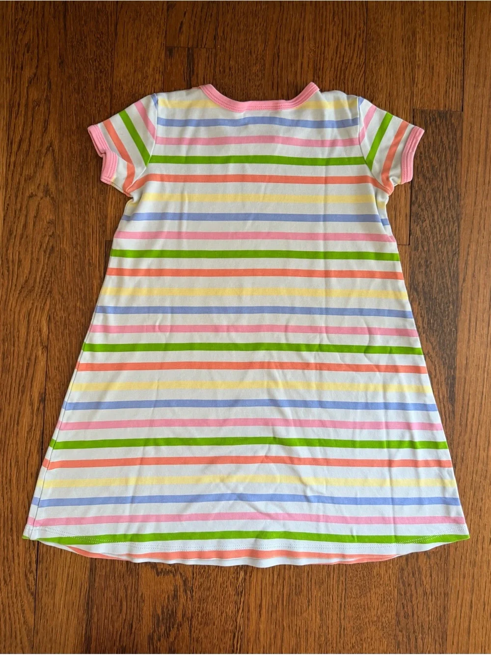 Beaufort Bonnet Co Multi-Color Stripe Short-Sleeve Play Dress 6